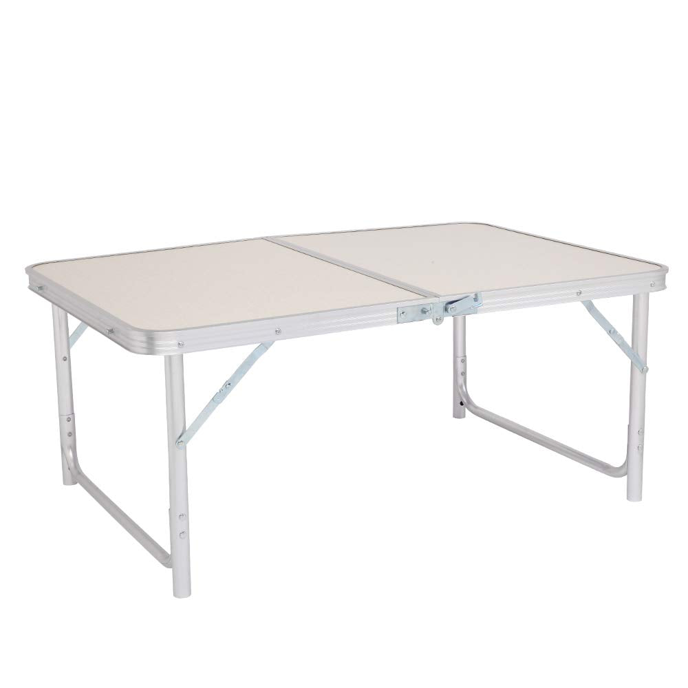 3ft Lightweight Aluminum Folding Picnic Camping Table with Carry Handle X5187