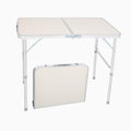 3ft Lightweight Aluminum Folding Picnic Camping Table with Carry Handle X5187