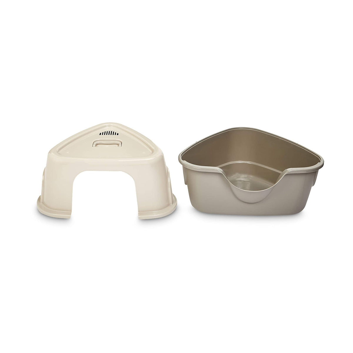 Charcoal Enclosed Cat Litter Box with Lid G2125