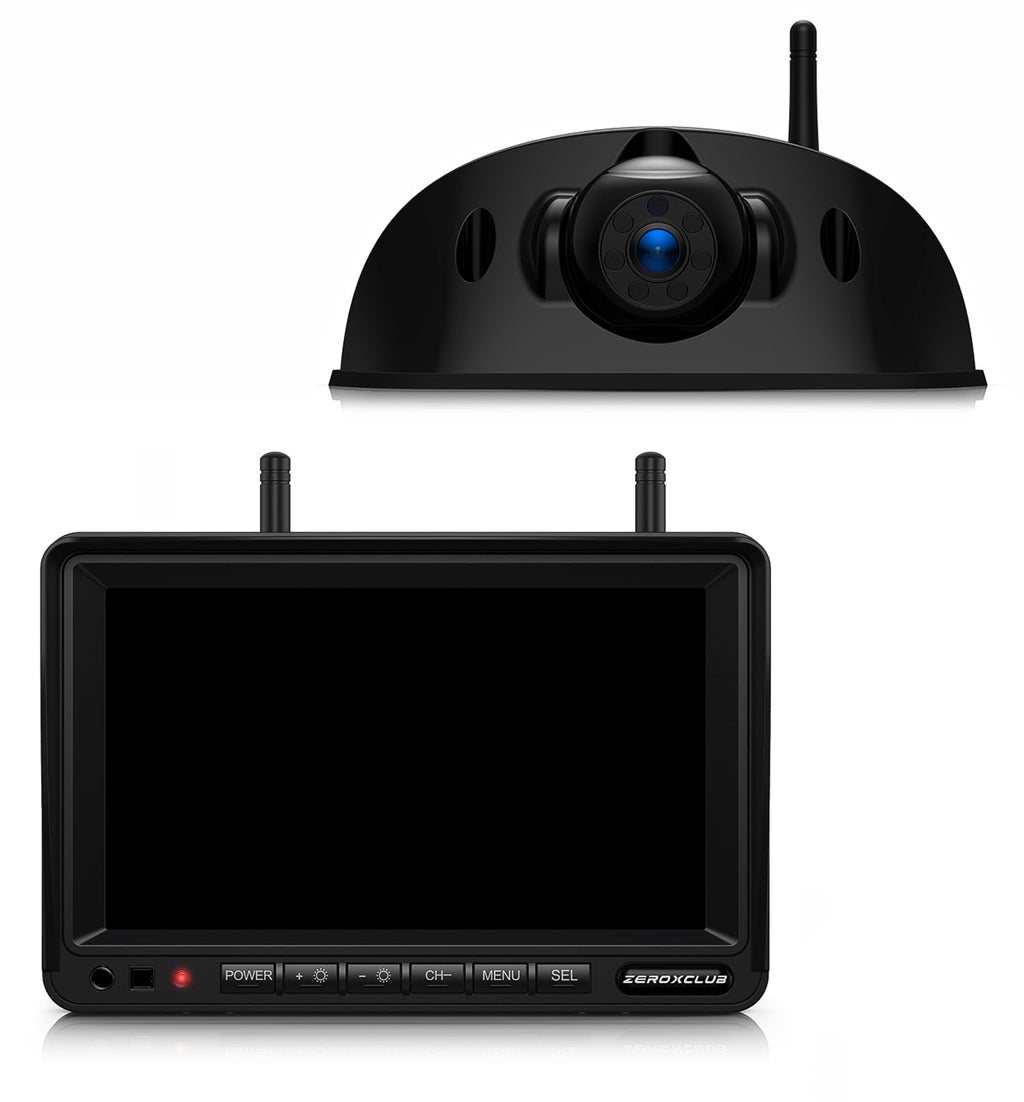 1080P 7" Wireless RV Backup Camera System with DVR Monitor Y60499