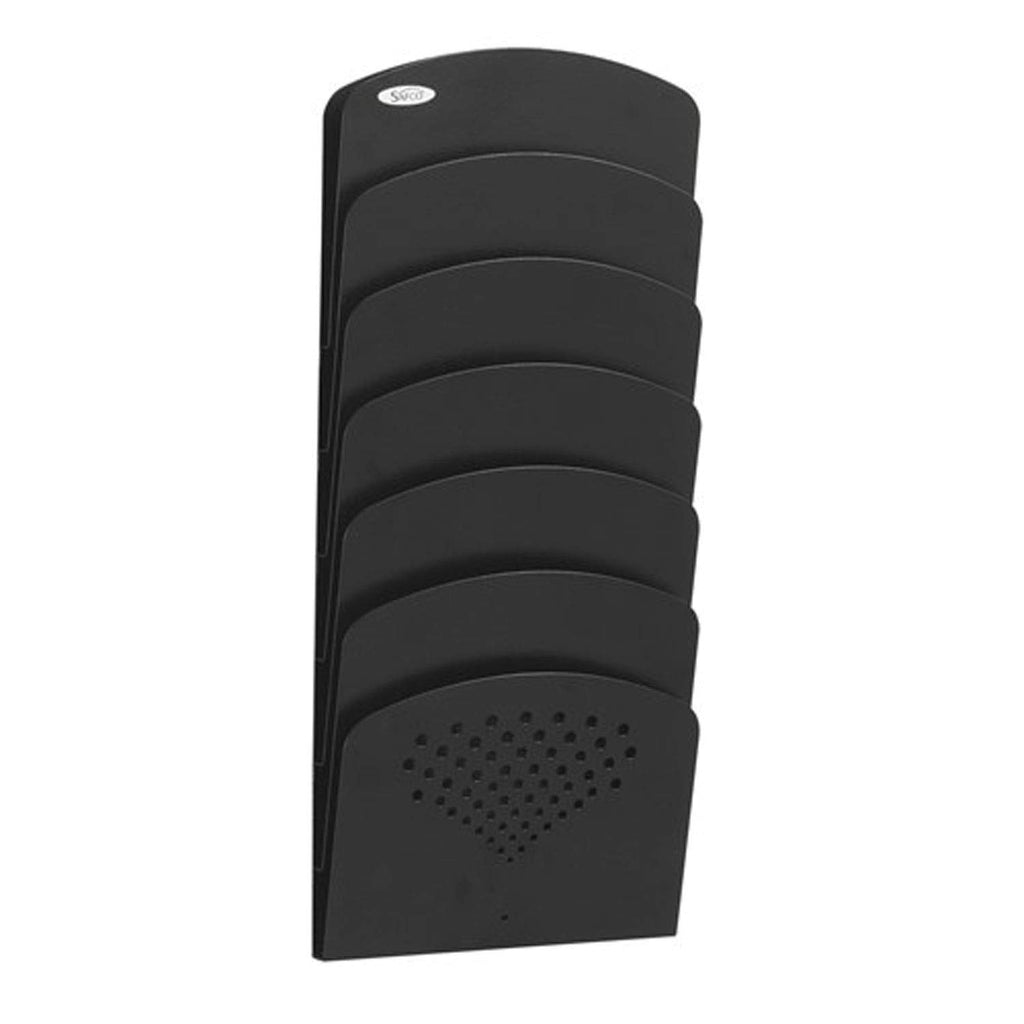 Wall Mounted 7 Pocket Steel Literature Organizer M2535