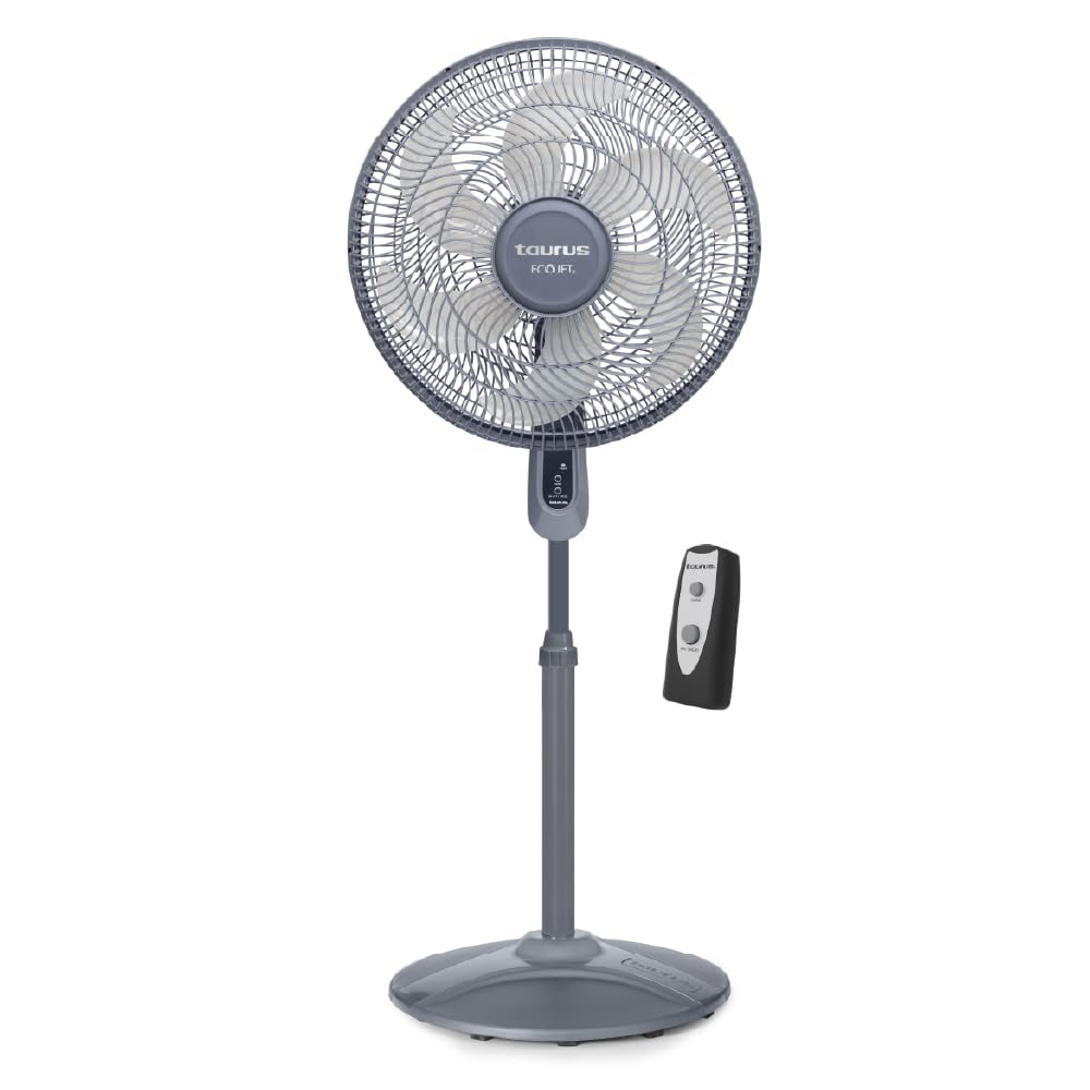 16” Pedestal Fan with Remote, Oscillating Standing Fan A84051