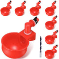8 Pc Automatic Poultry Waterer Cups with Drill V35473
