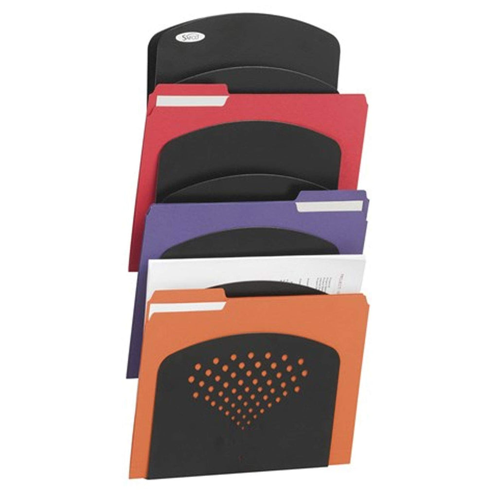 Wall Mounted 7 Pocket Steel Literature Organizer M2535