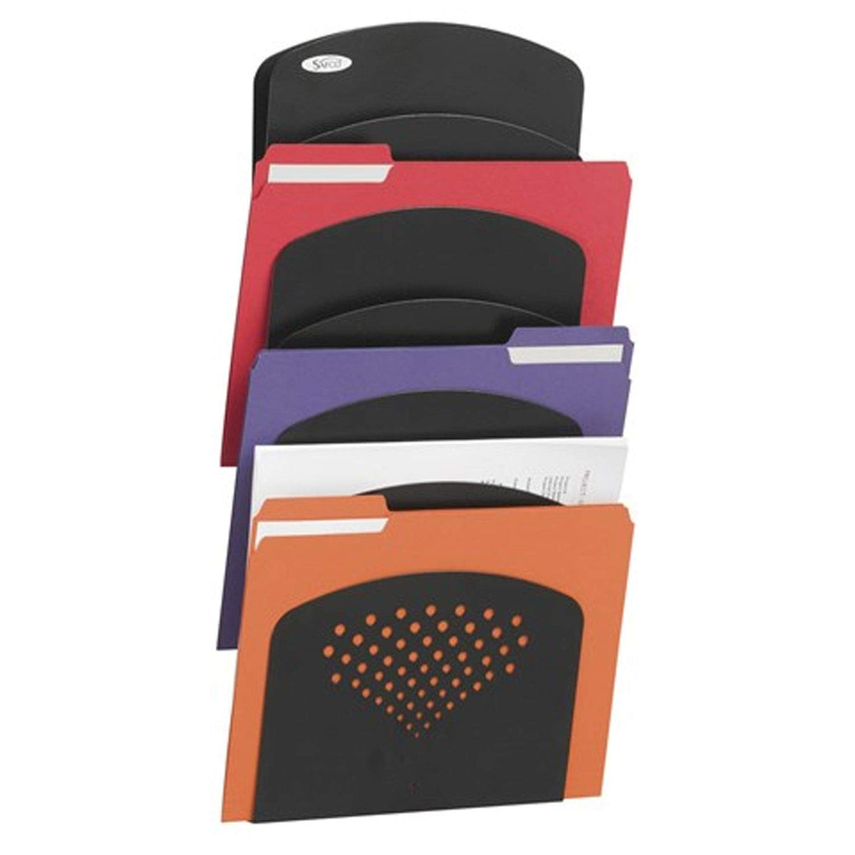Wall Mounted 7 Pocket Steel Literature Organizer M2535
