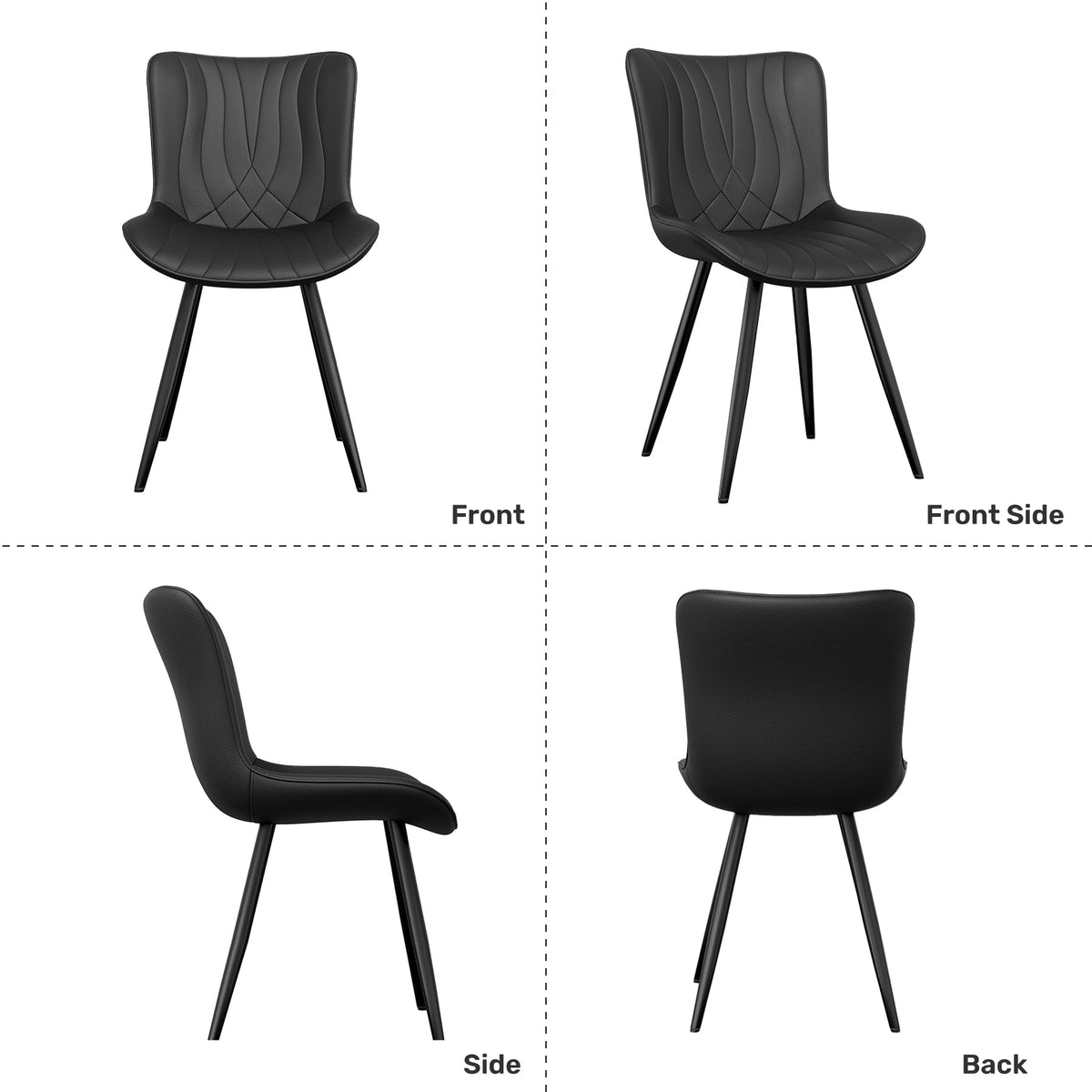 PU Leather Dining Chair Set of 4 F3600