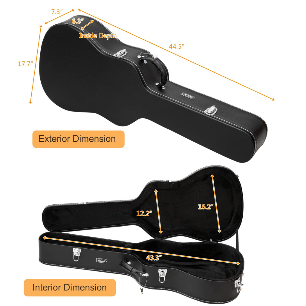41" Acoustic Dreadnought Guitar Hardshell Case N4204