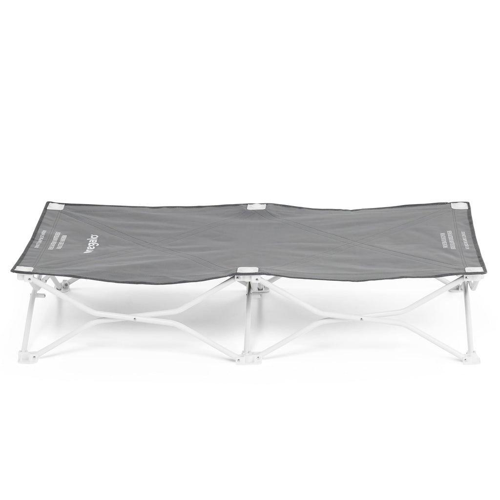 Portable Toddler Cot, Foldable Lightweight Travel Bed, Gray H35205
