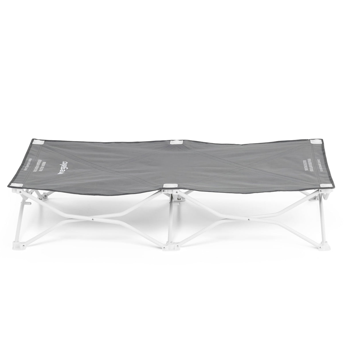 Portable Toddler Cot, Foldable Lightweight Travel Bed, Gray H35205
