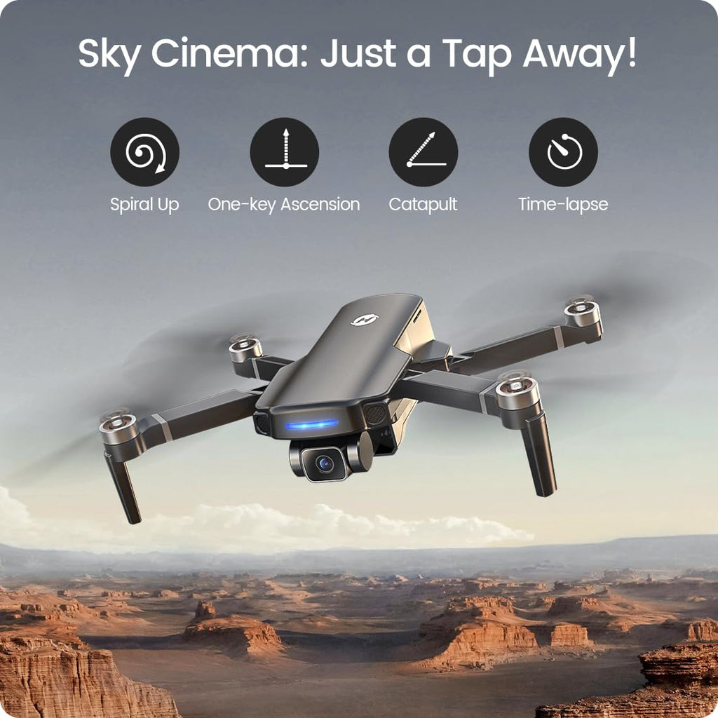 GPS 4K UHD Camera Foldable FPV RC Quadcopter P727006