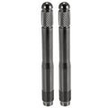 2pcs Stainless Steel Wheel Hangers Alignment Pin M14x1.5 Titanium Tone N9484
