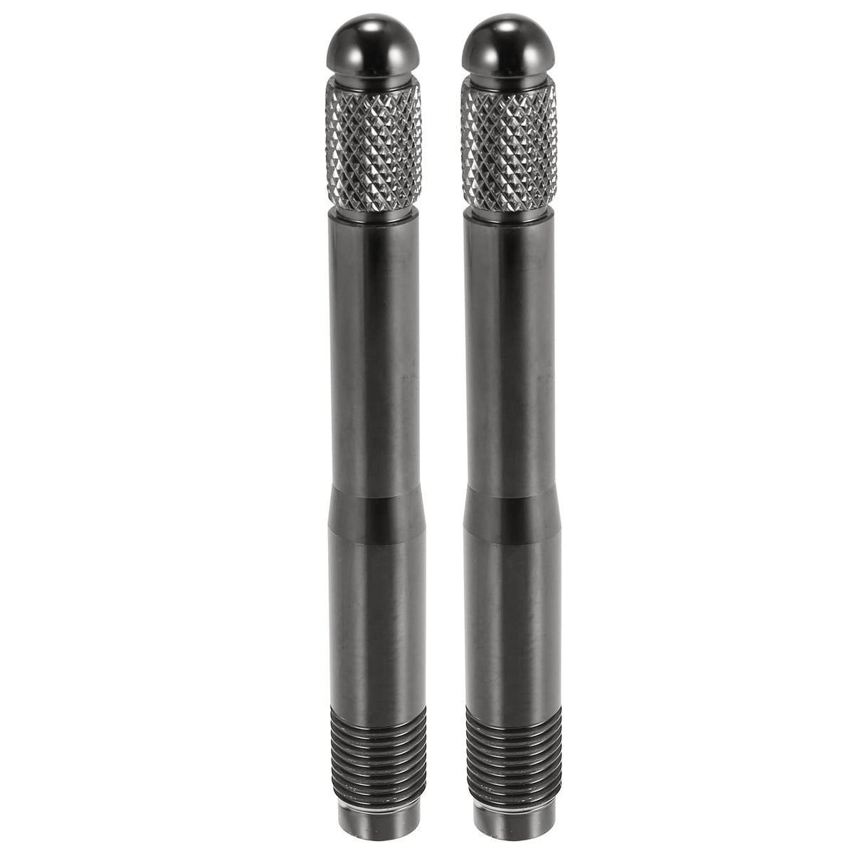 2pcs Stainless Steel Wheel Hangers Alignment Pin M14x1.5 Titanium Tone N9484