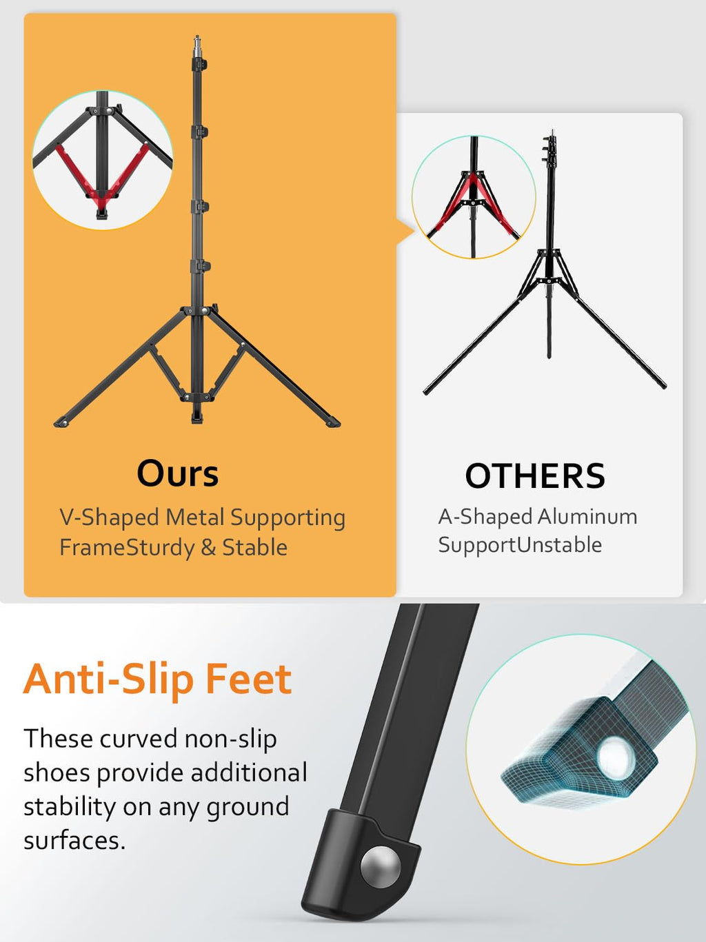 1.7M Aluminum Alloy Camera Tripod H838190