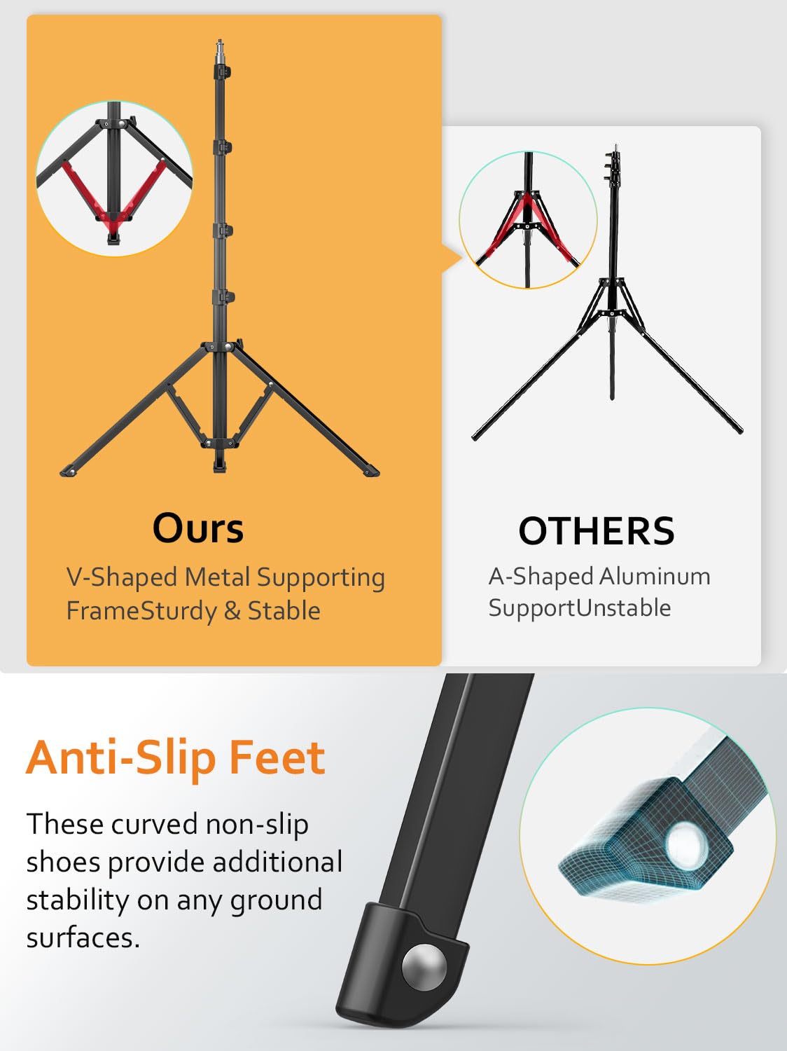 1.7M Aluminum Alloy Camera Tripod H838190