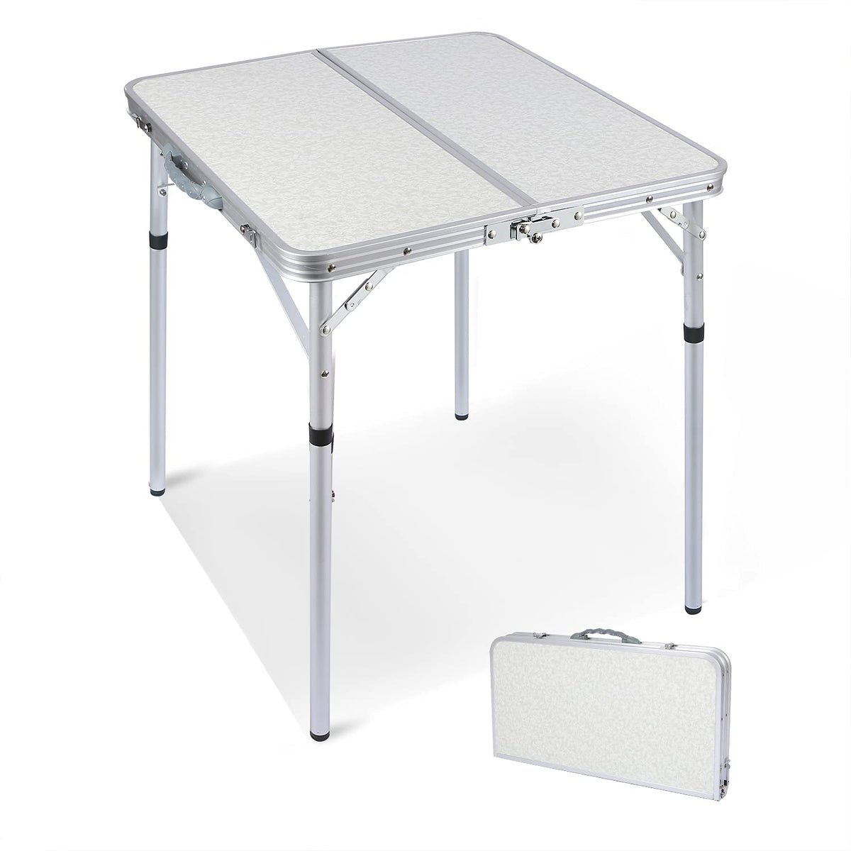 Small Square Folding Aluminum Camping Table E5703
