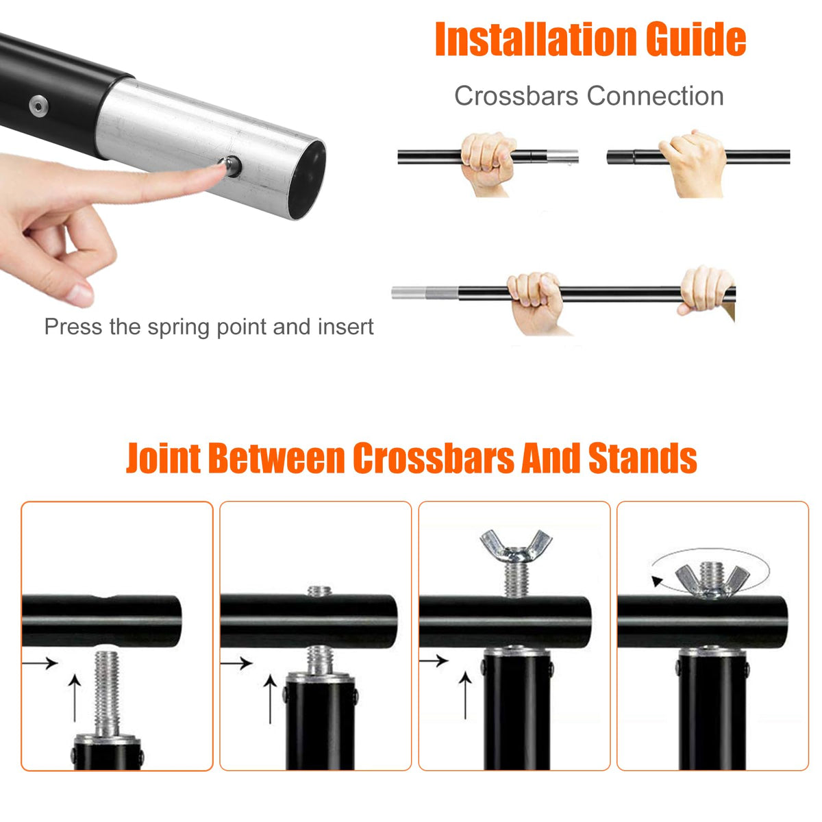 6.5x10FT Portable Backdrop Stand Kit with 4 Steel Clamps Carrying Bag C306389
