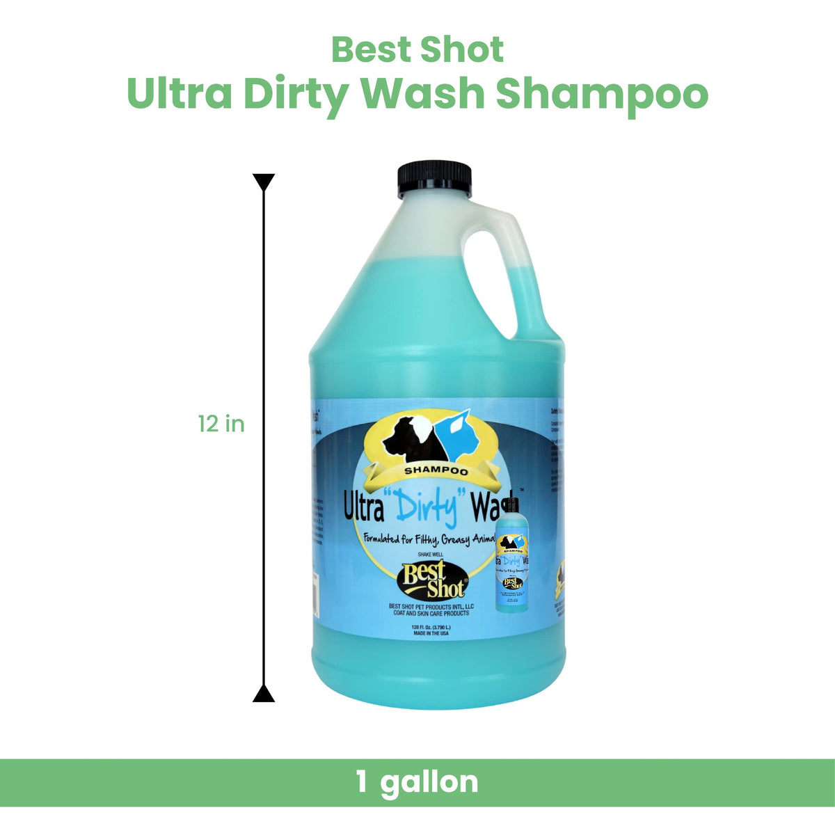 Soap-Free Quick-Rinsing Dog and Cat Shampoo 1 Gallon D817
