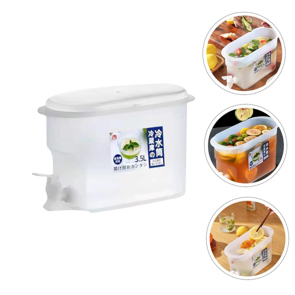 Fridge Water Jug 3.5l PP Drink Dispenser with Faucet F435180
