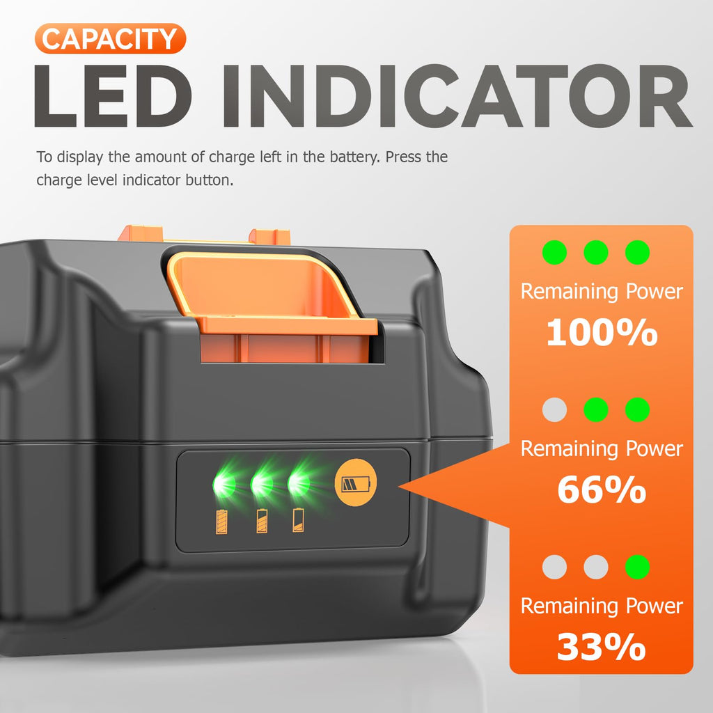 20V Lithium ion Battery 6.0Ah 2 Pack E587