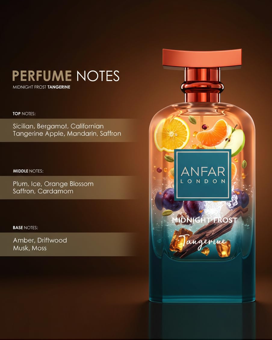 Tangerine Eau de Parfum 100ml Citrus Amber Musk Fragrance N409
