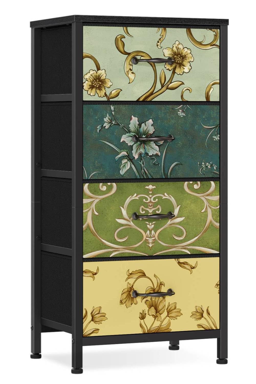 4 Drawer Fabric Dresser G2549