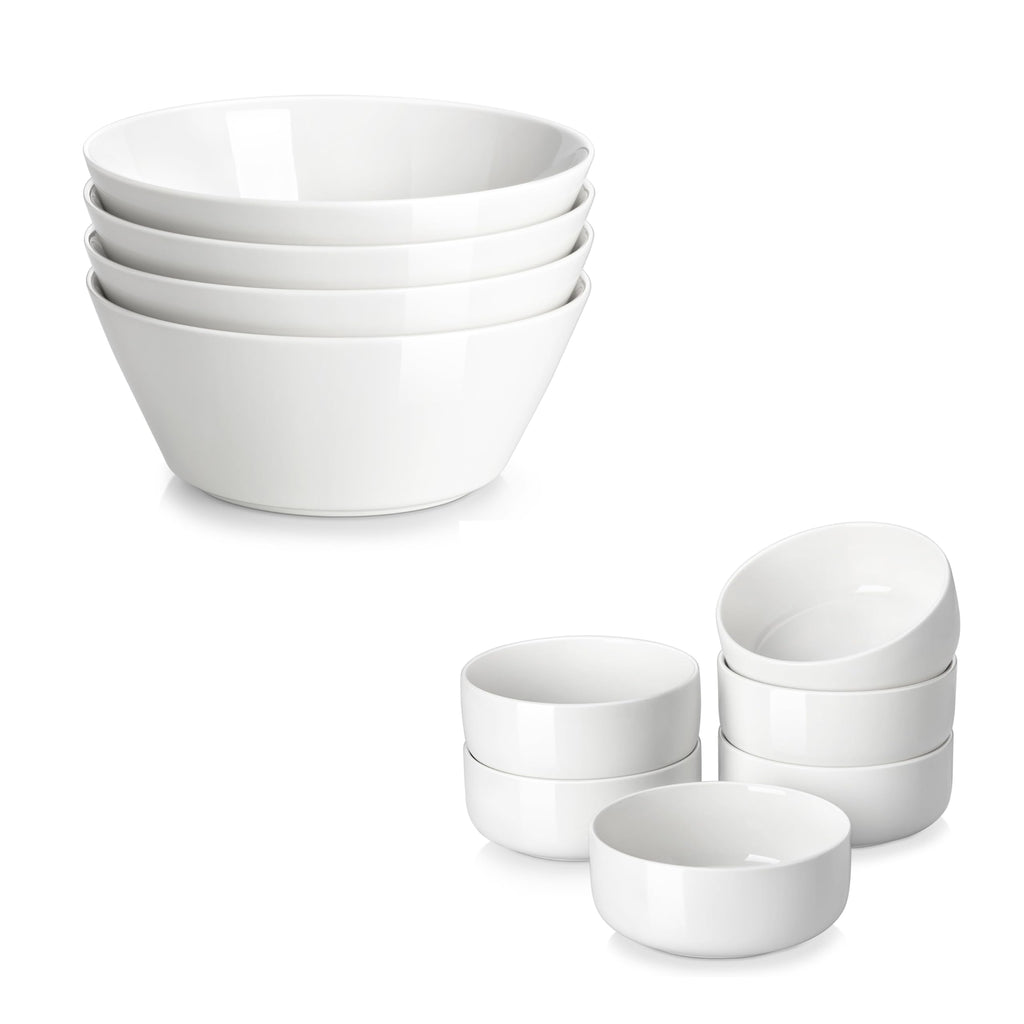 35 OZ Soup Bowls Set of 4 and 24 OZ Cereal Bowls Set of 6 R130