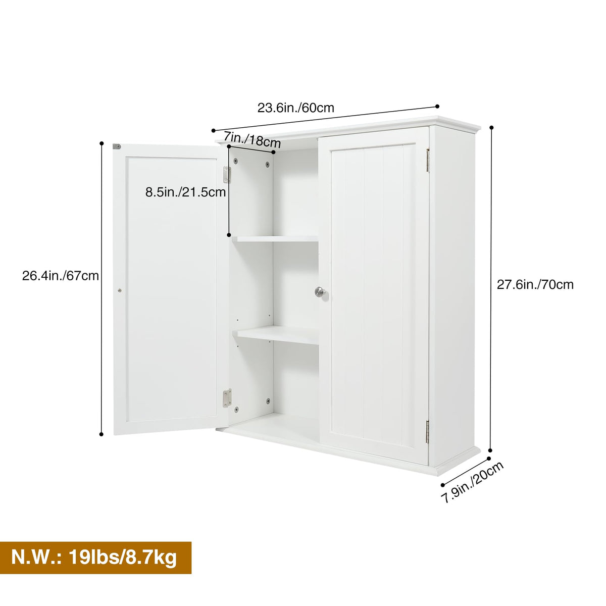 Bathroom Cabinet Wall Mounted I29246