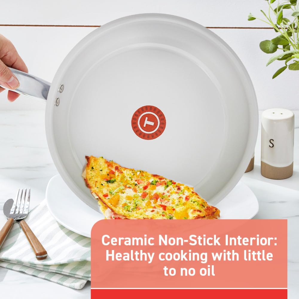 12 Piece Recycled Ceramic Non Stick Cookware Set S73820