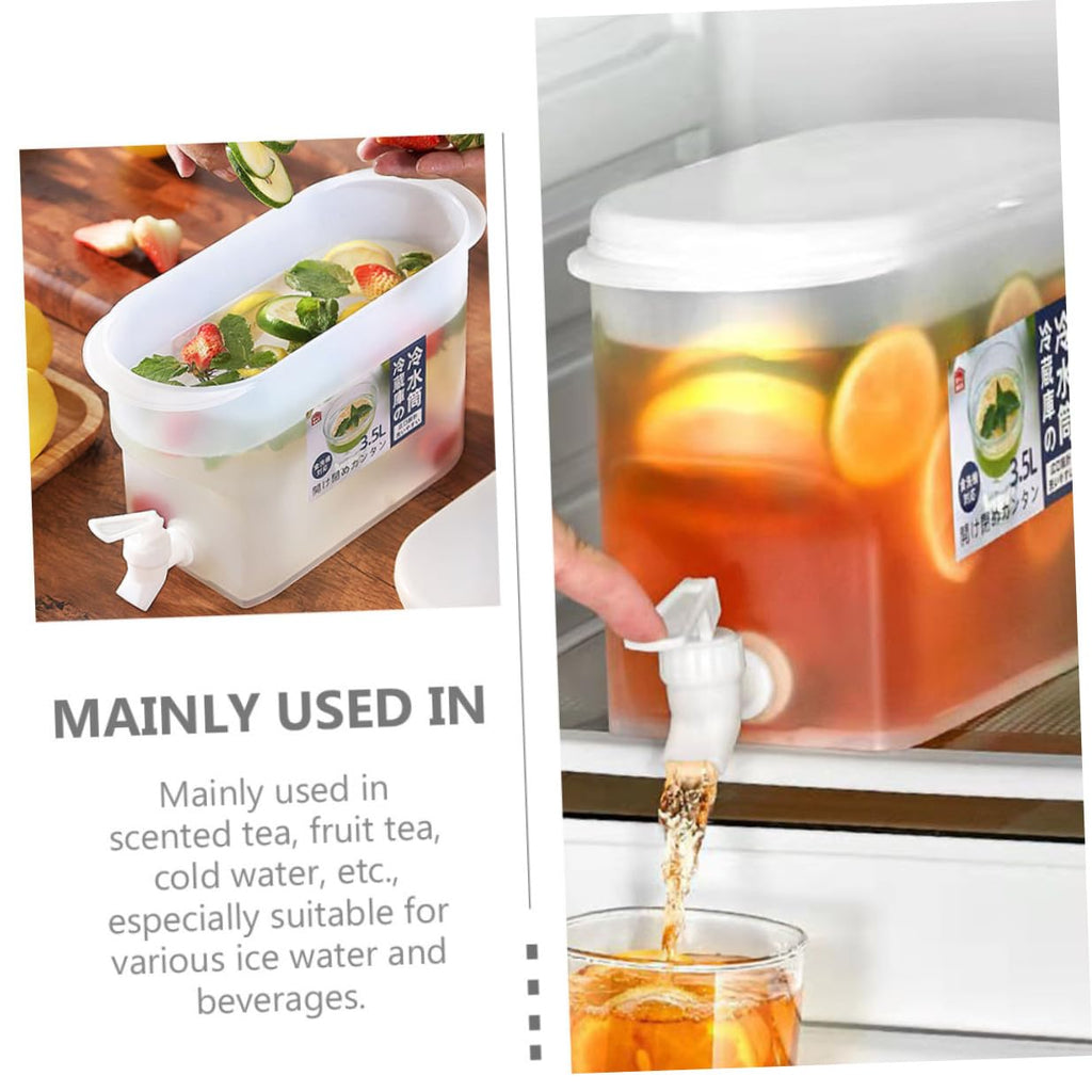 Fridge Water Jug 3.5l PP Drink Dispenser with Faucet F435180