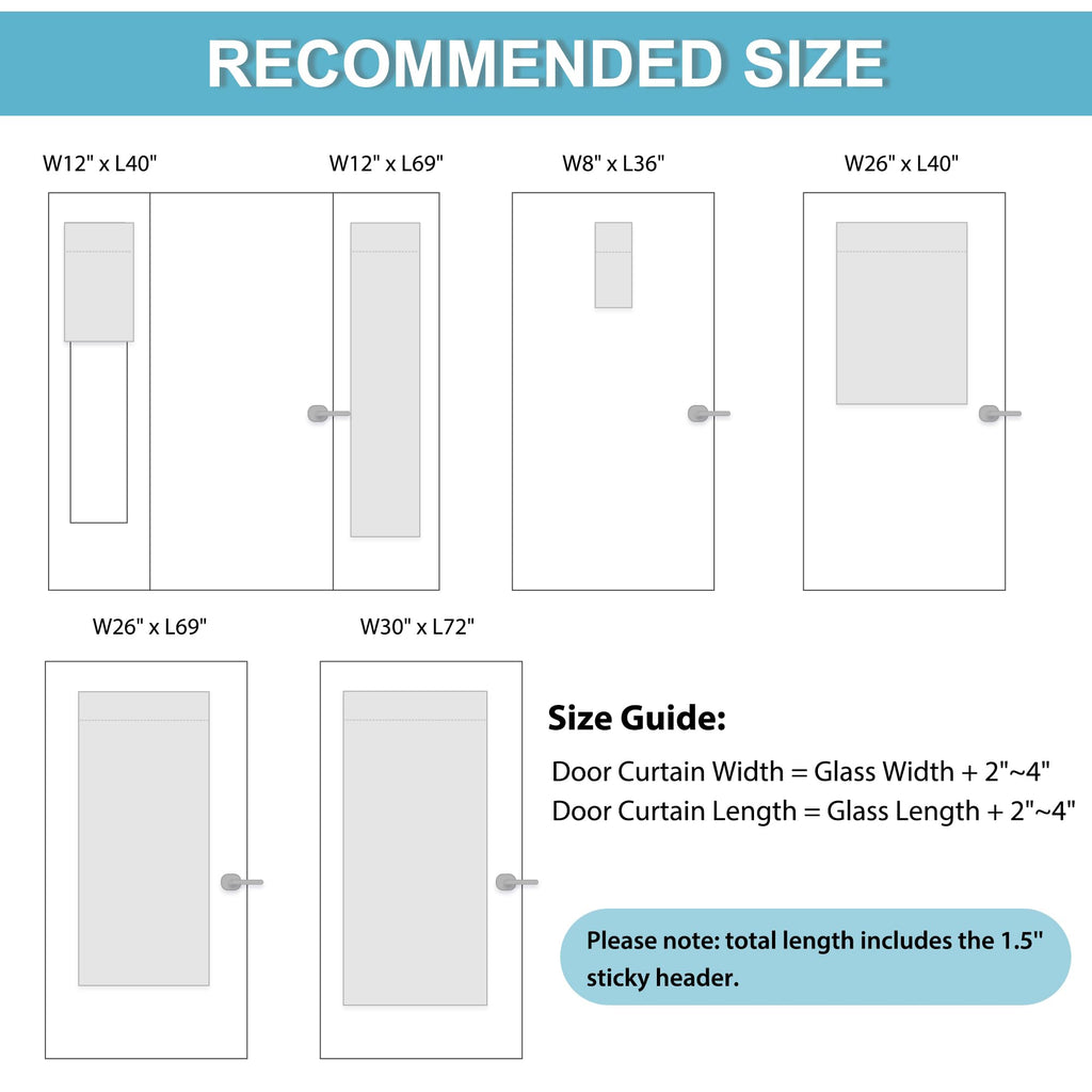 Blackout French Door Curtain 1 Panel Z775281