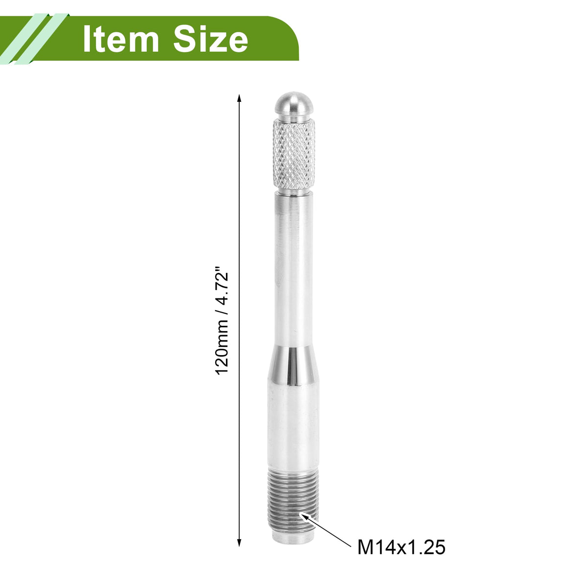 M14x1.25 120mm Stainless Steel Wheel Alignment Pin T585934