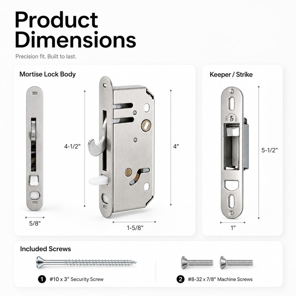 Sliding Door Lock Replacement Kit Q50807