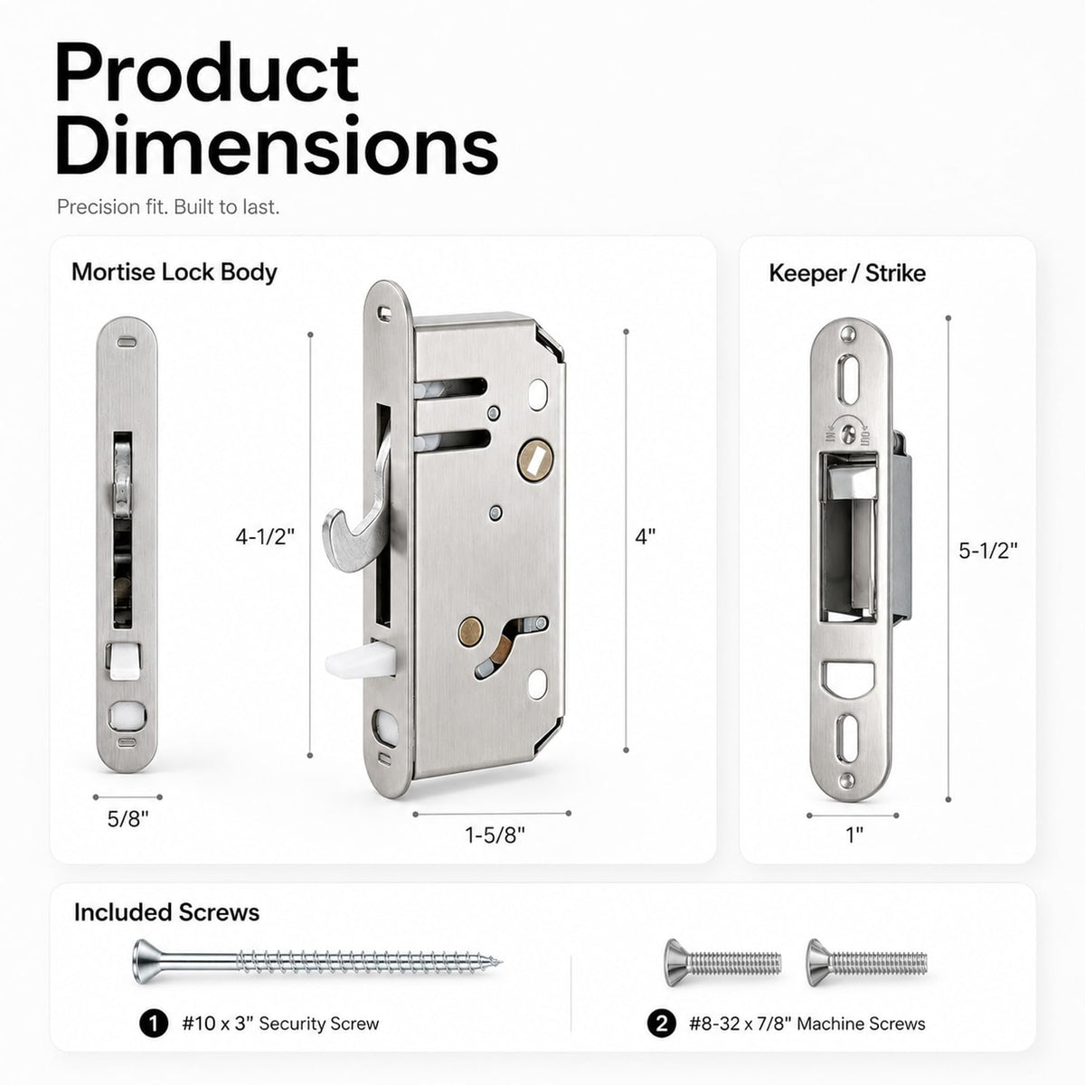 Sliding Door Lock Replacement Kit Q50807