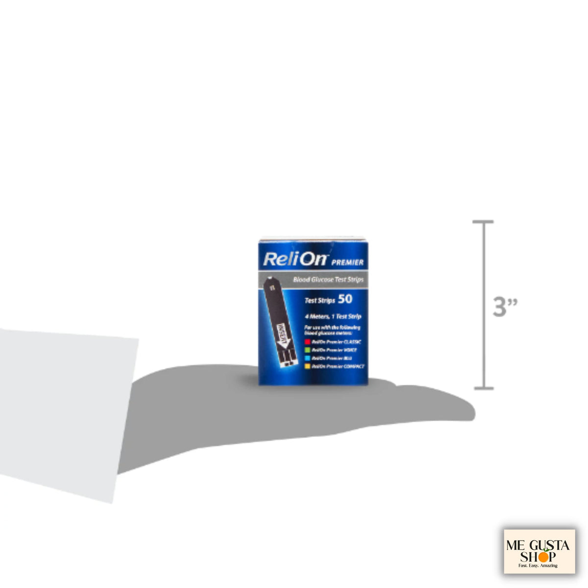 Blood Glucose Test Strips 50 Count R89789