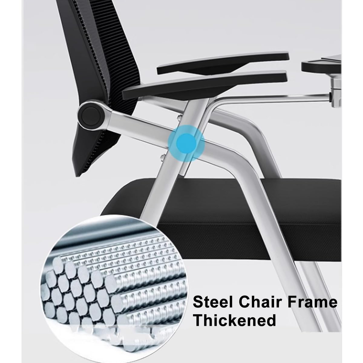 Mesh Guest Chair with Tablet Arm H9115