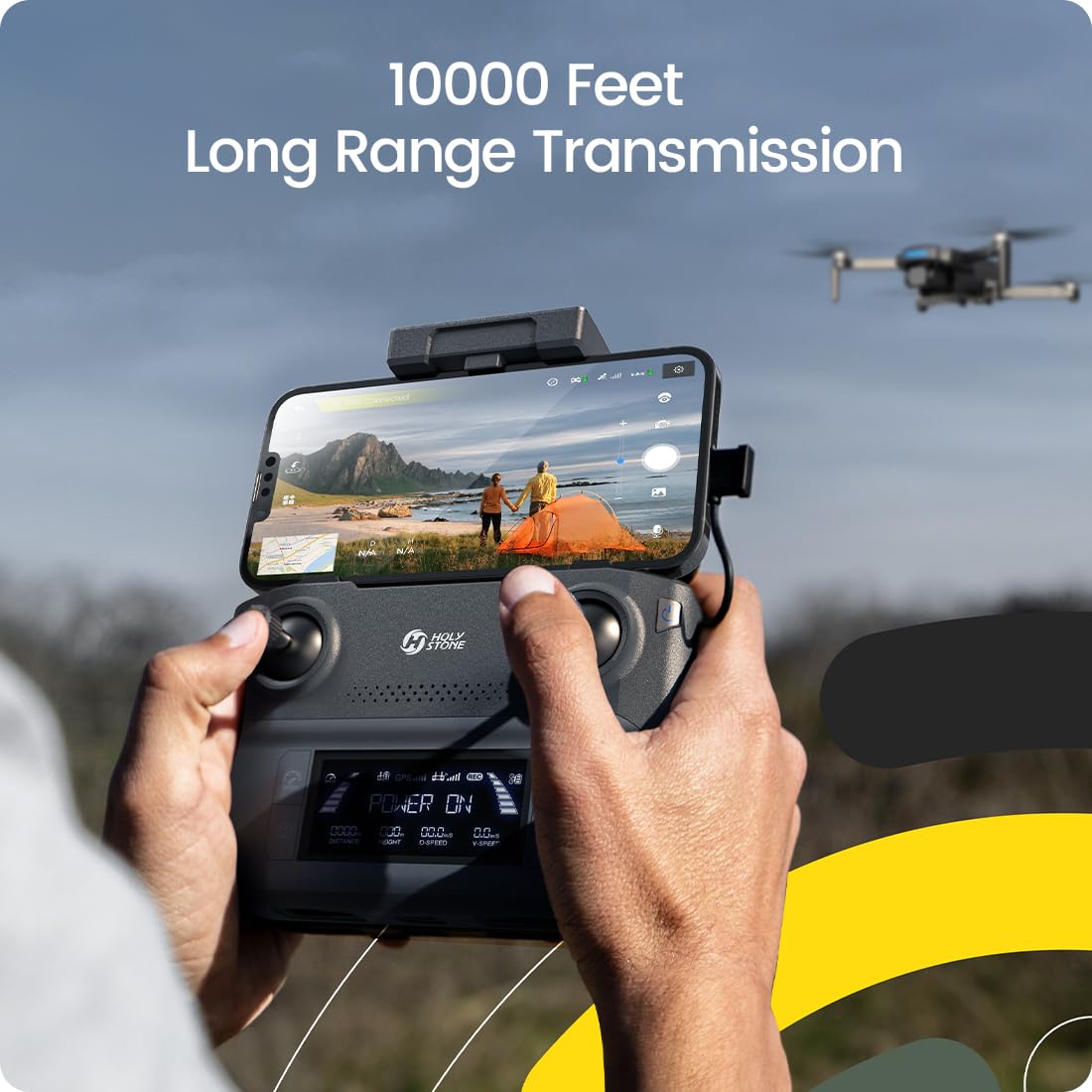 GPS 4K UHD Camera Foldable FPV RC Quadcopter P727006