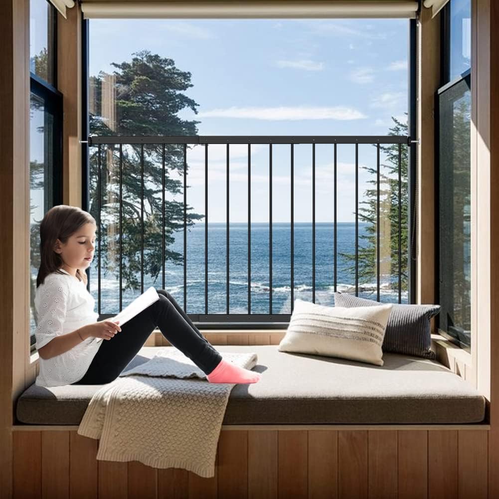 Black 2 Piece Window Guards Y64344