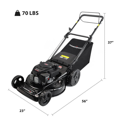 22-Inch Self Propelled Gas Lawn Mower, 170cc 4-Cycle OHV Engine J5256