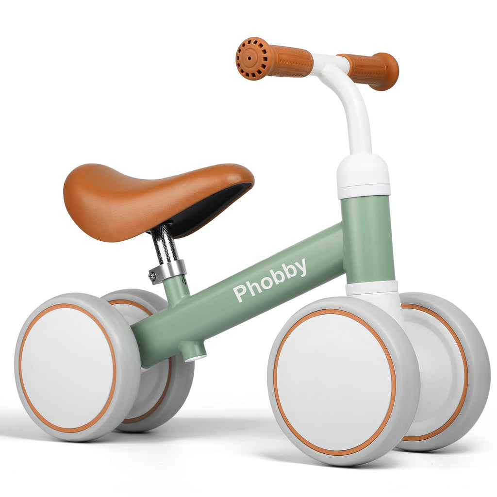 Green Adjustable Baby Balance Bike Z146495
