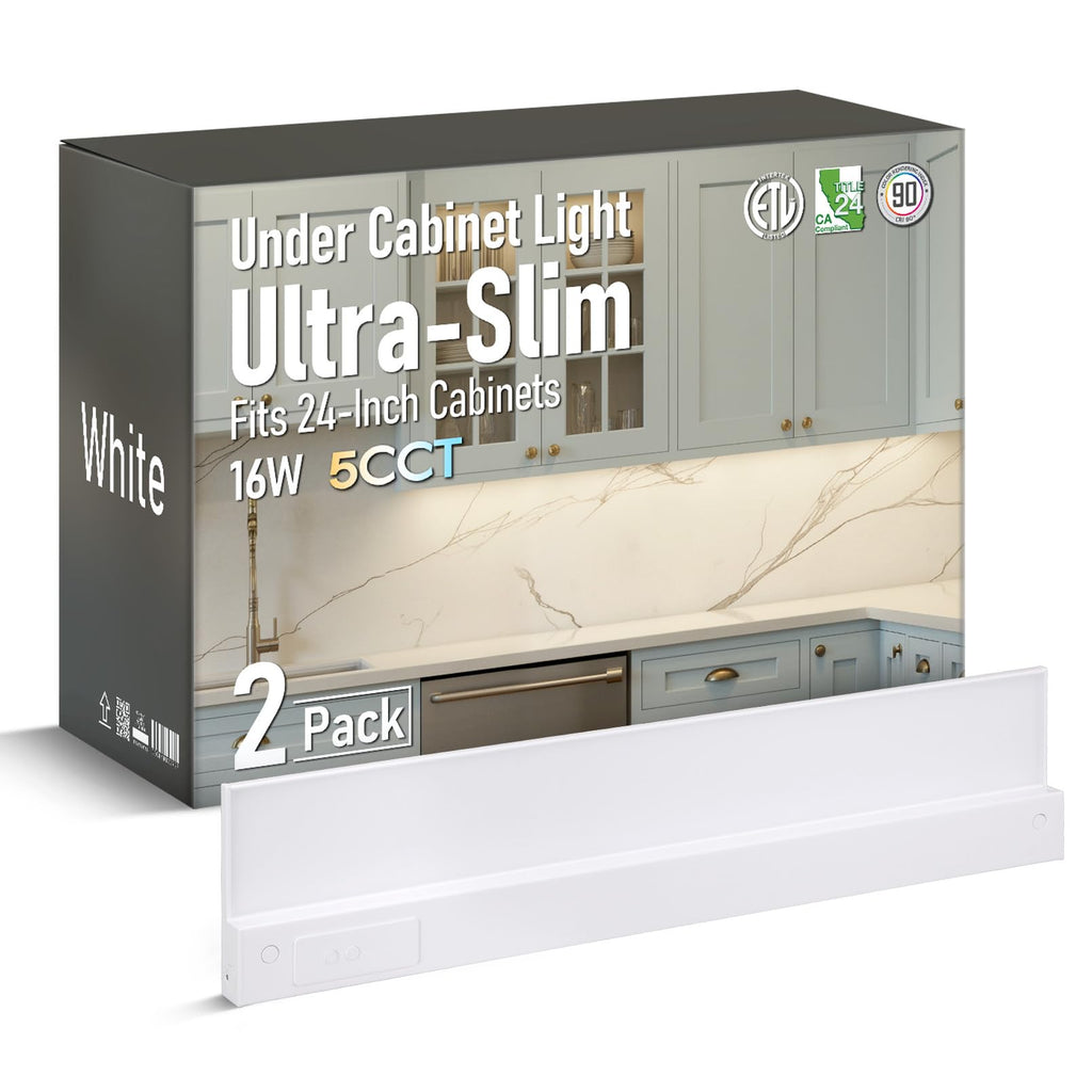 2-Pack Ultra-Slim LED Under Cabinet Lighting Q291840