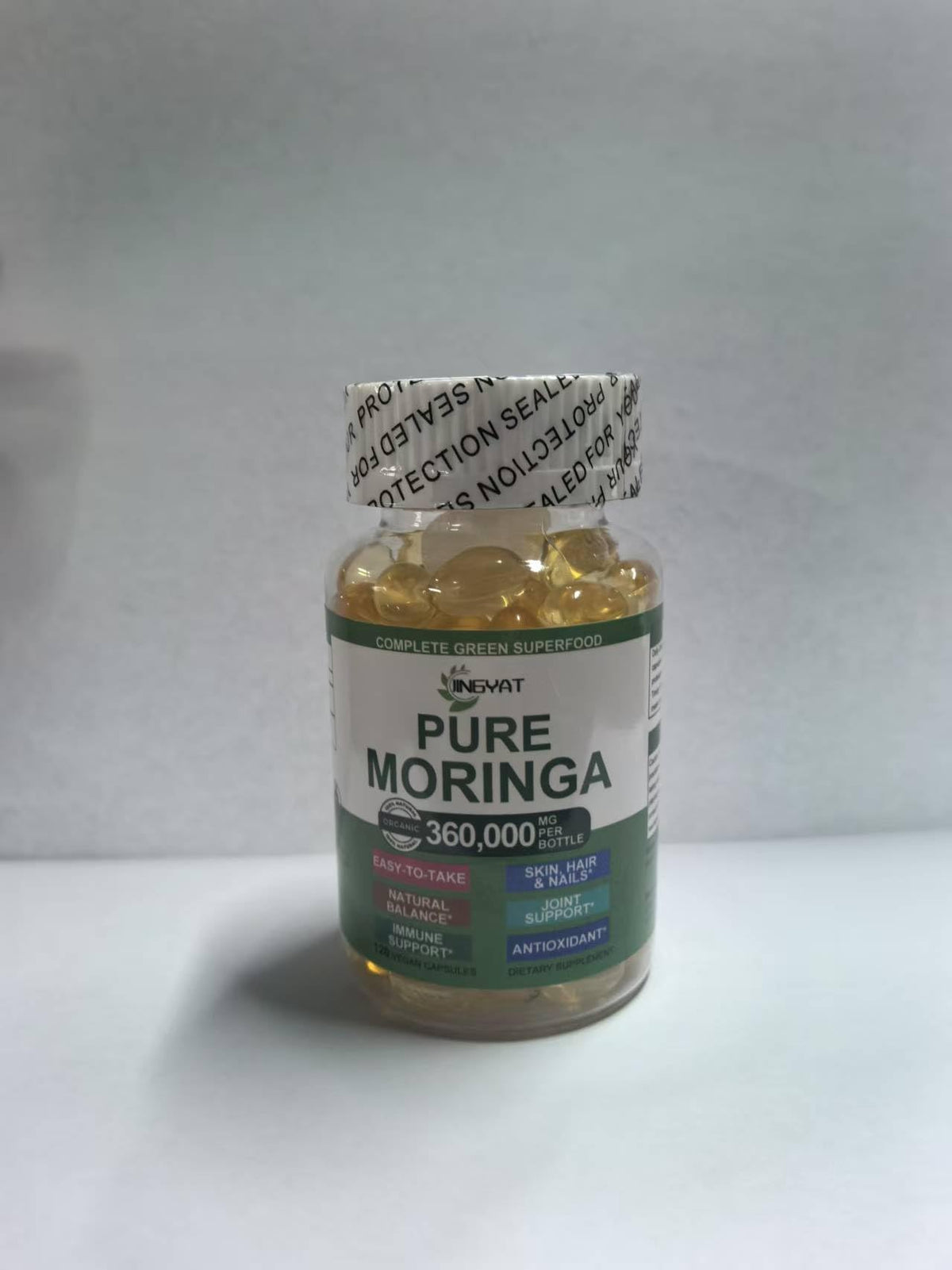 Organic Moringa Oleifera Softgels V290436