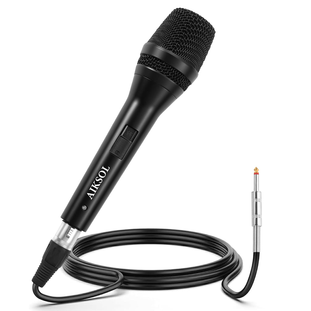 Wired Dynamic Handheld Karaoke Microphone with On and Off Switch M437