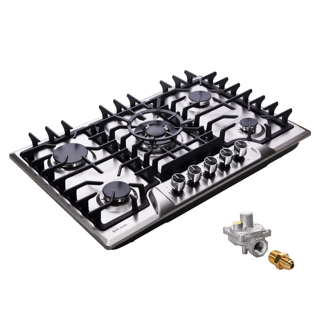 30 Inch 5 Burners Stainless Steel Gas Cooktop C717