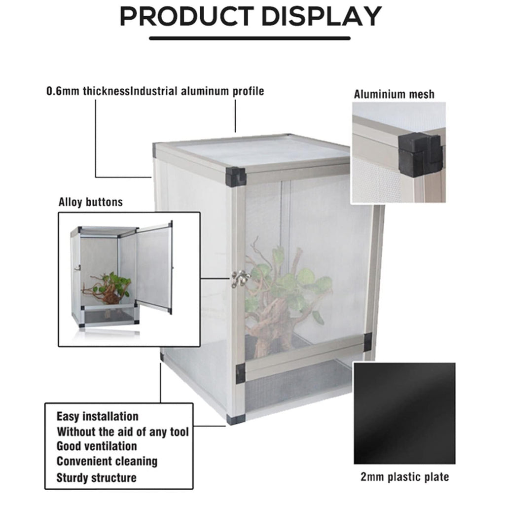 Aluminum Insect Breeding Box Reptile Habitat B30395