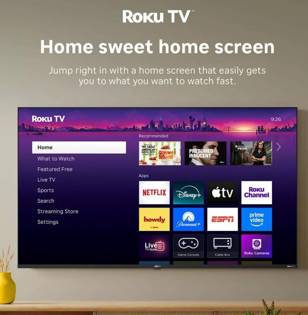 32" 720p HD Smart LED TV with Wi-Fi & Bluetooth F459448