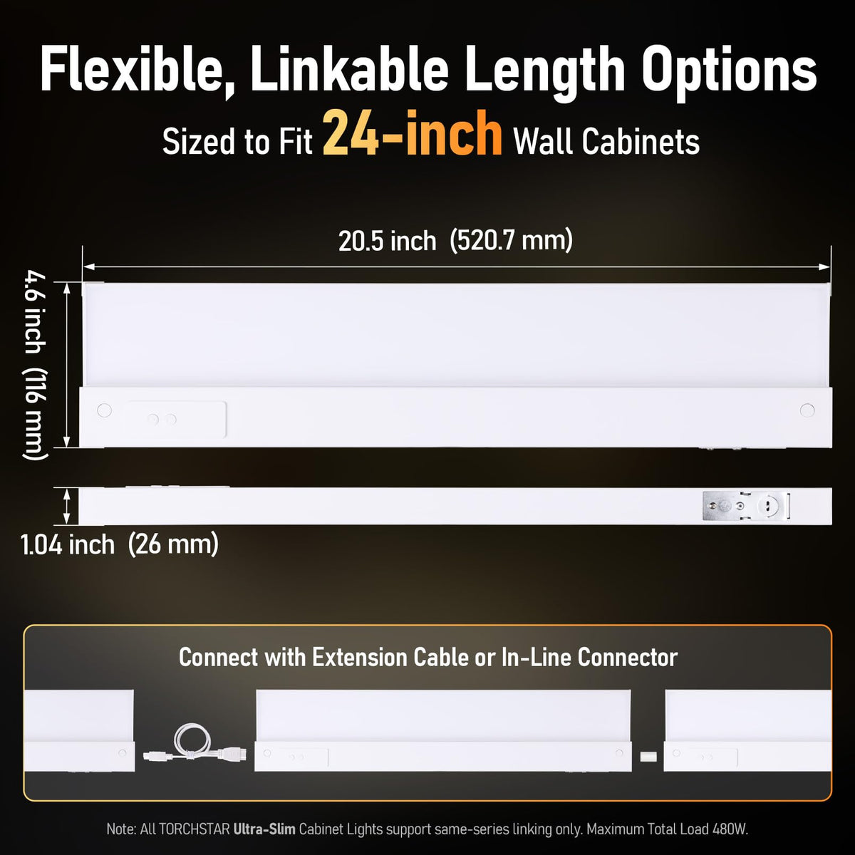 2-Pack Ultra-Slim LED Under Cabinet Lighting Q291840