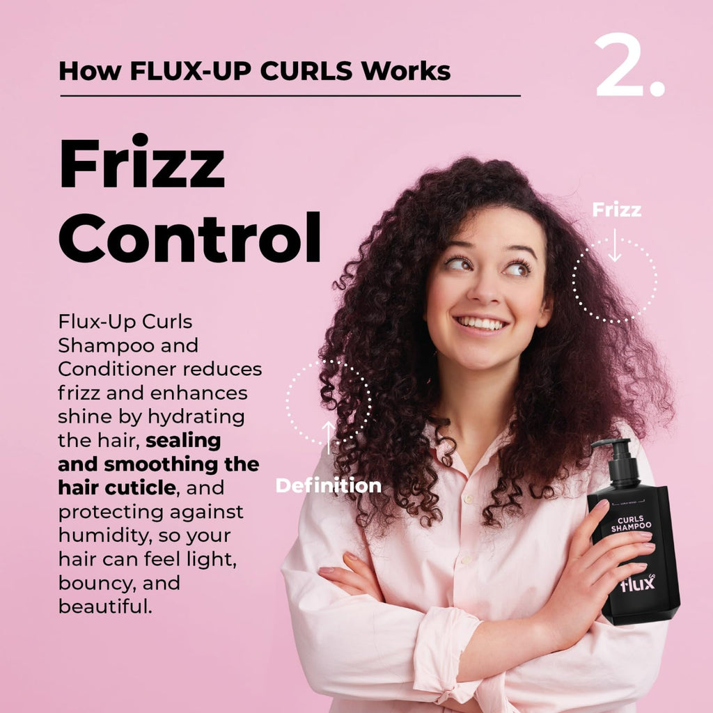 Curly Hair Shampoo & Conditioner Set Sulfate-Free 8 fl oz Z2944