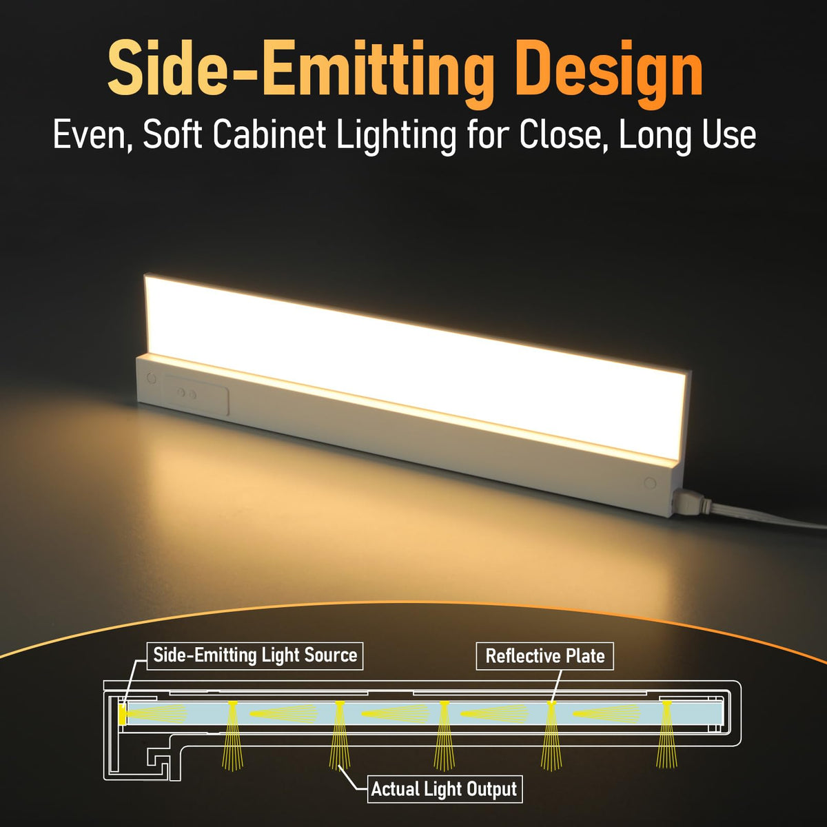 2-Pack Ultra-Slim LED Under Cabinet Lighting Q291840