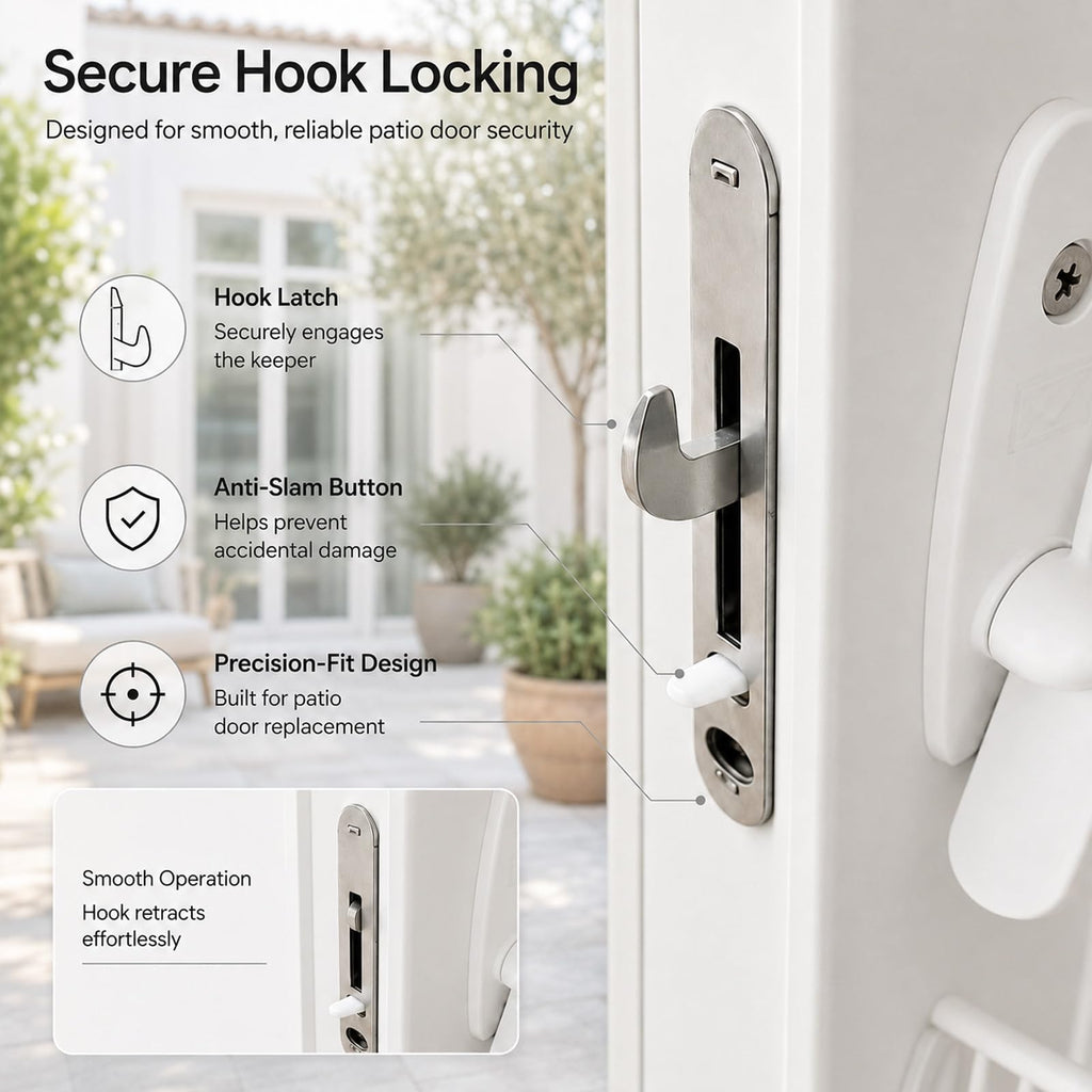 Sliding Door Lock Replacement Kit Q50807
