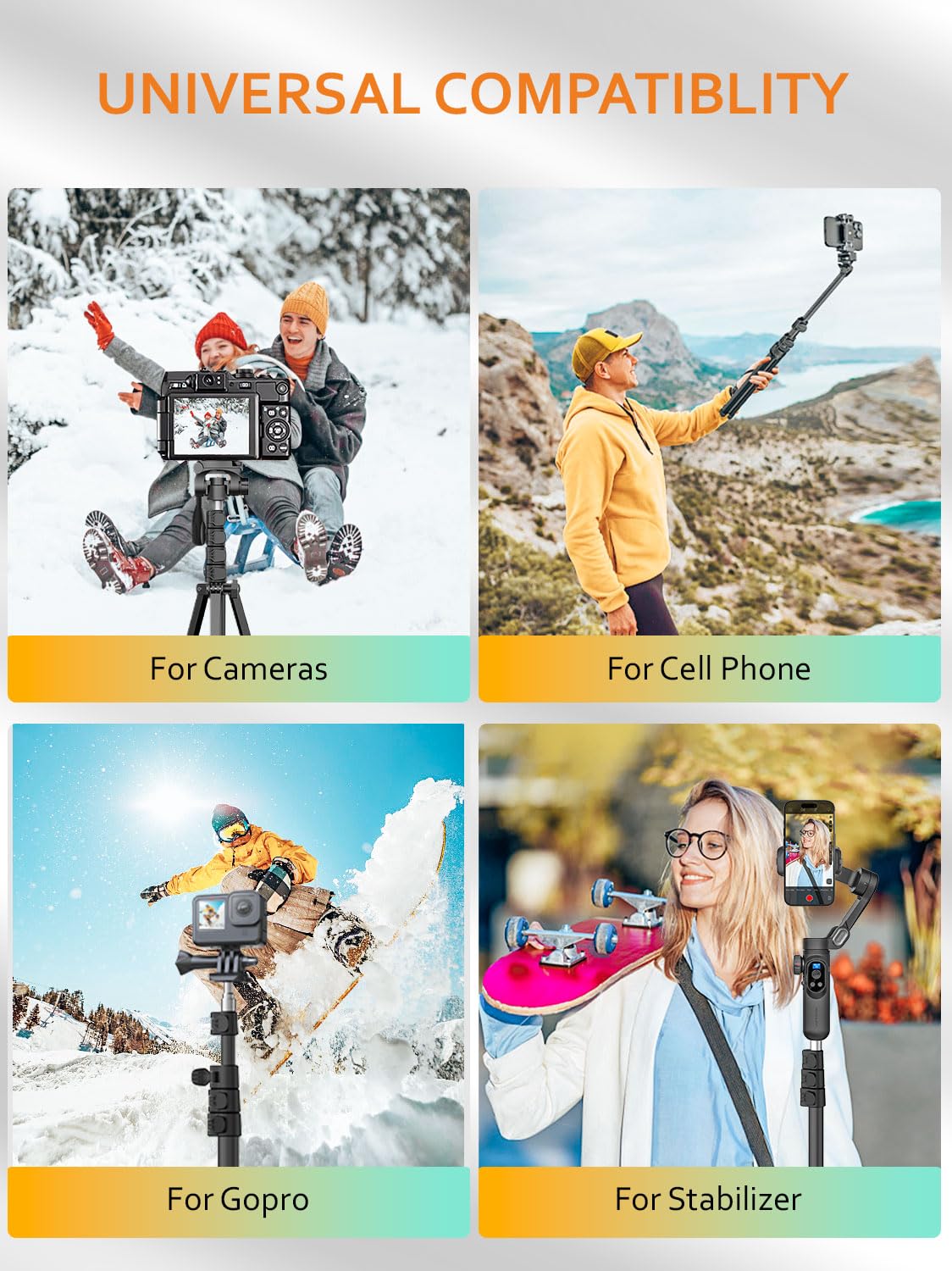 1.7M Aluminum Alloy Camera Tripod H838190